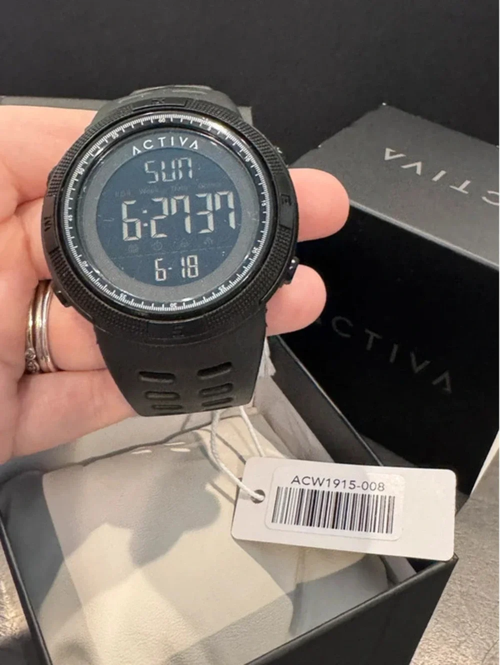 Invicta Activa digital watch rubbery band